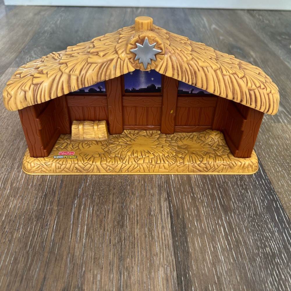 Fisher Price Little People Nativity Stable as is